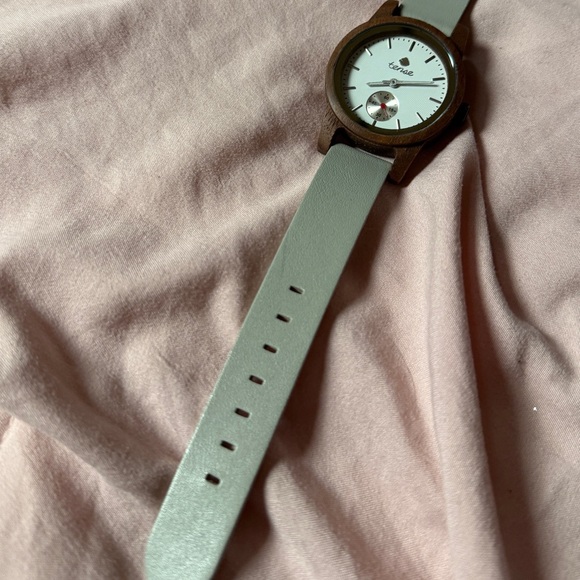 Tense Leather Hampton Wooden Watch in Walnut Grey Unisex - Picture 7 of 7